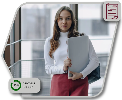 University student holding documents representing multiple assignment help subjects in Australia